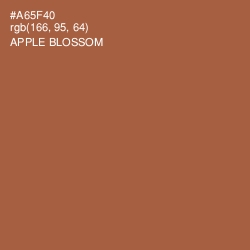 #A65F40 - Apple Blossom Color Image